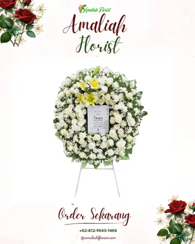 Krans Bunga Duka Cita di Sinarsari